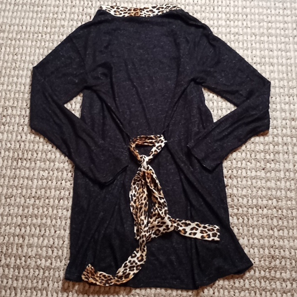 PS Kate Open Cardigan Sweater Small Long Sleeve Top - Picture 2 of 3